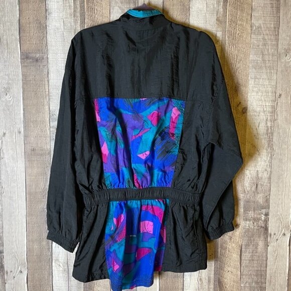 Vintage 80's Geometric Reebok Windbreaker - Picture 5 of 7